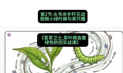 第02节：头号杀手歼灭战&mdash;&mdash;假眼小绿叶蝉与茶尺蠖，课程：《茗茶卫士&mdash;&mdash;茶叶病虫害绿色防控实战课》#识农AI