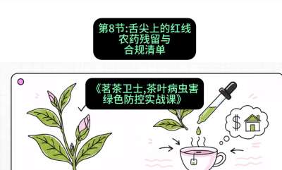 第08节：舌尖上的红线&mdash;&mdash;农药残留与合规清单，课程：《茗茶卫士&mdash;&mdash;茶叶病虫害绿色防控实战课》#识农AI
